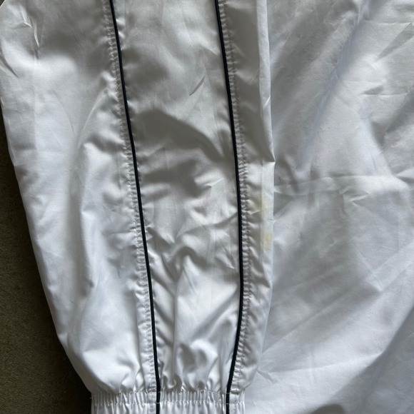 Vintage Nike Track Jacket Size XL White Full Zip Nylon Windbreaker - Picture 7 of 9
